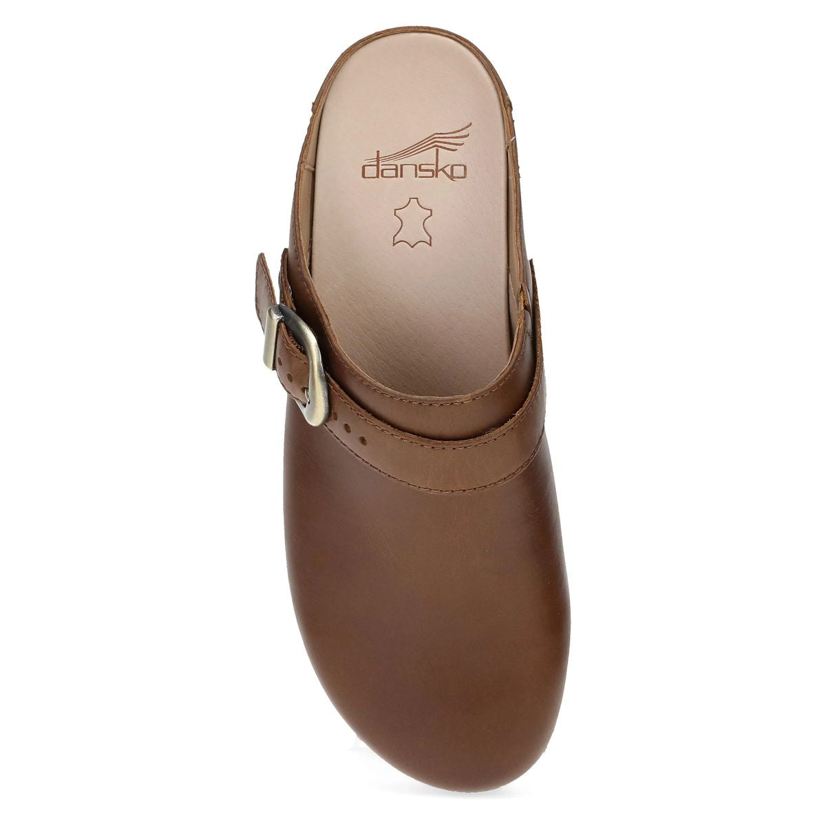 Dansko Baylor Backless Women's Clog in Oiled Tan