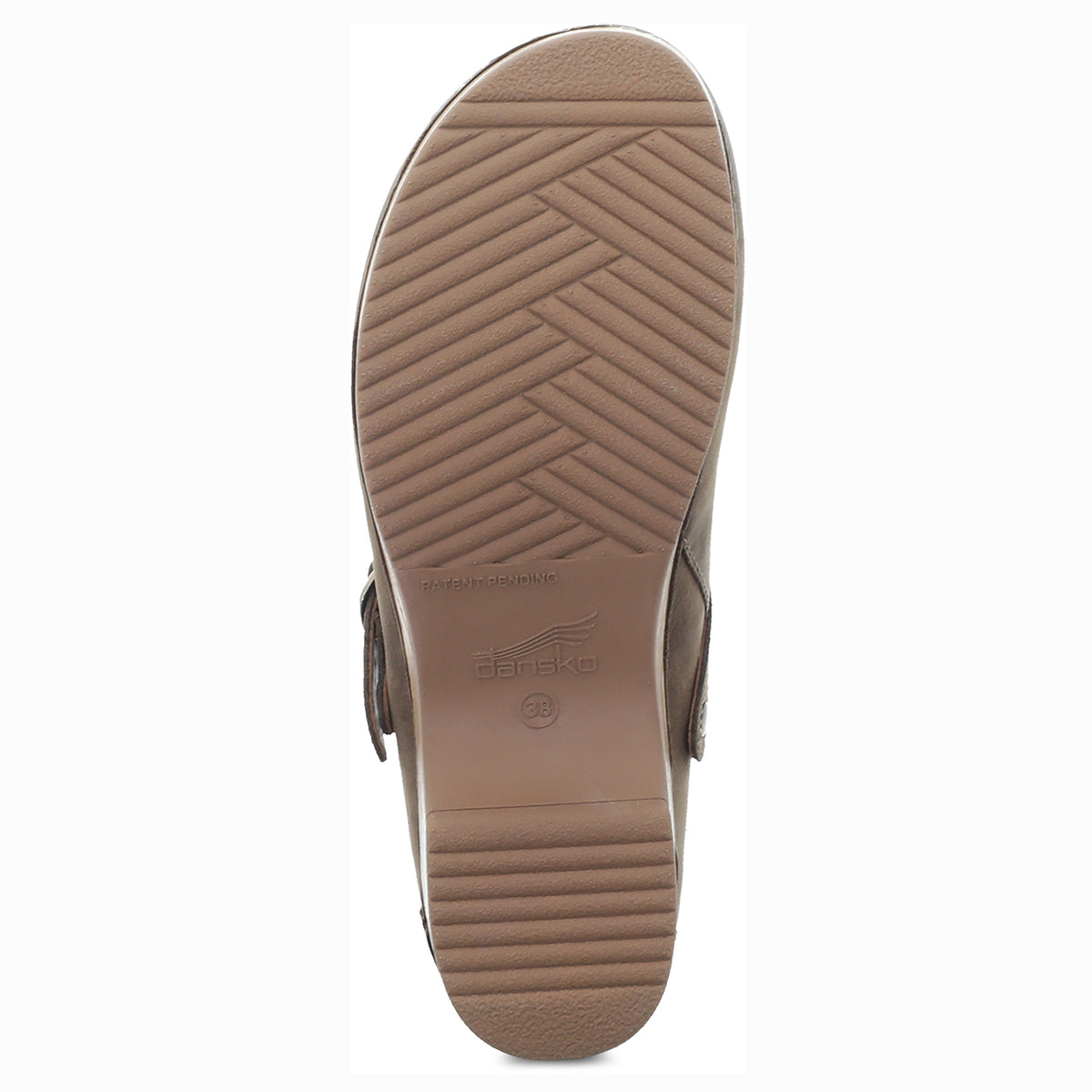 Dansko Berry Backless Women's Clog in Mushroom Burnished Nubuck Mule