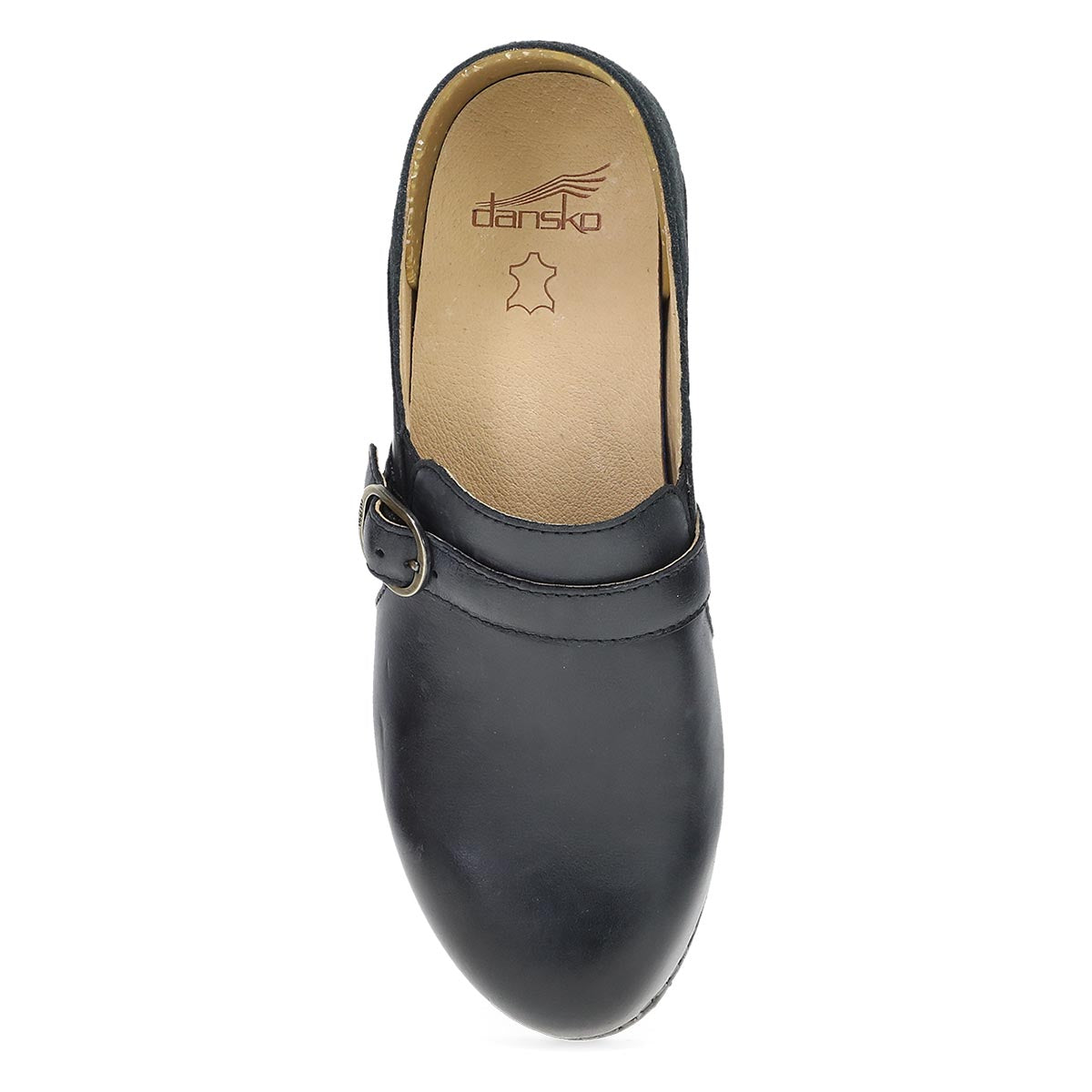 Dansko Margaret Burnished Calf Women's Clog in Black