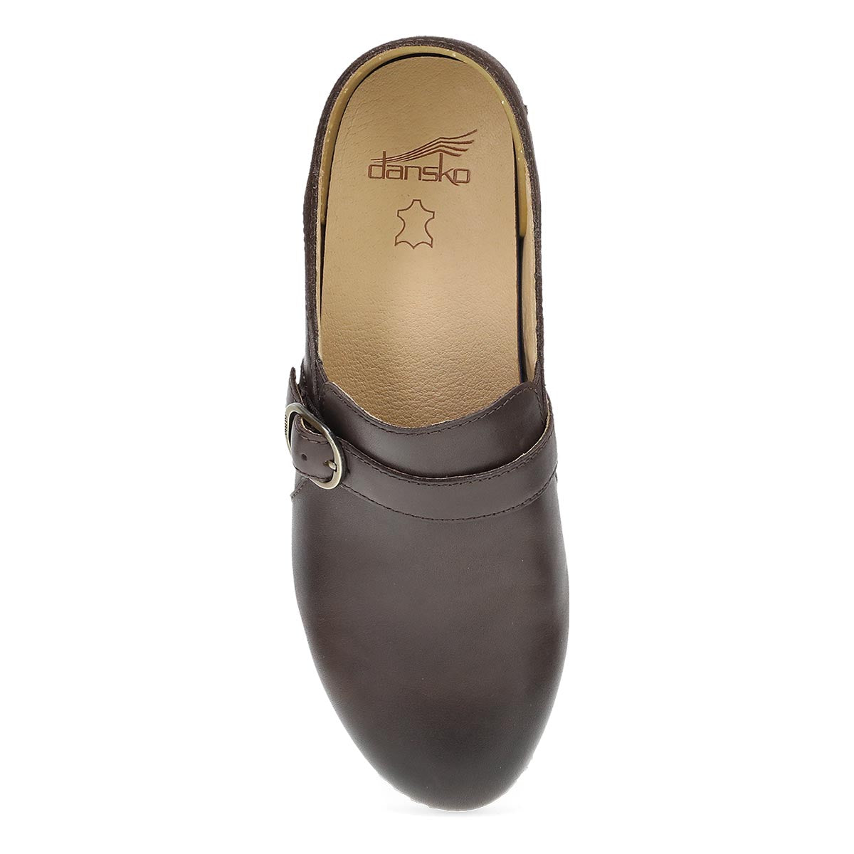 Dansko Margaret Burnished Calf Women's Clog in Chocolate