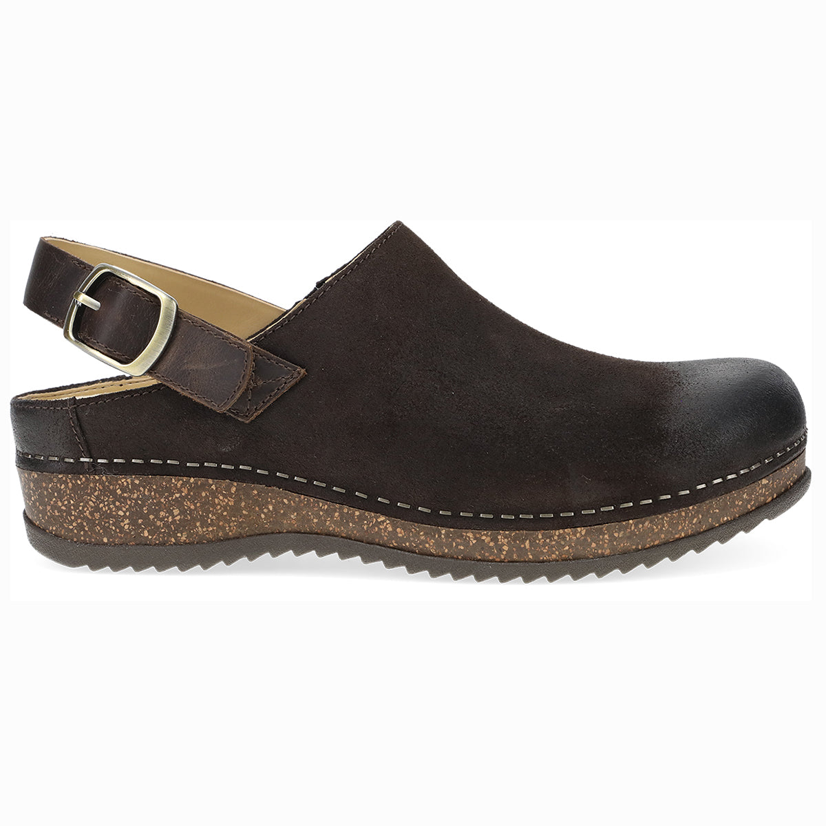 Merrin Women's Mule with Adjustable backstrap in Chocolate