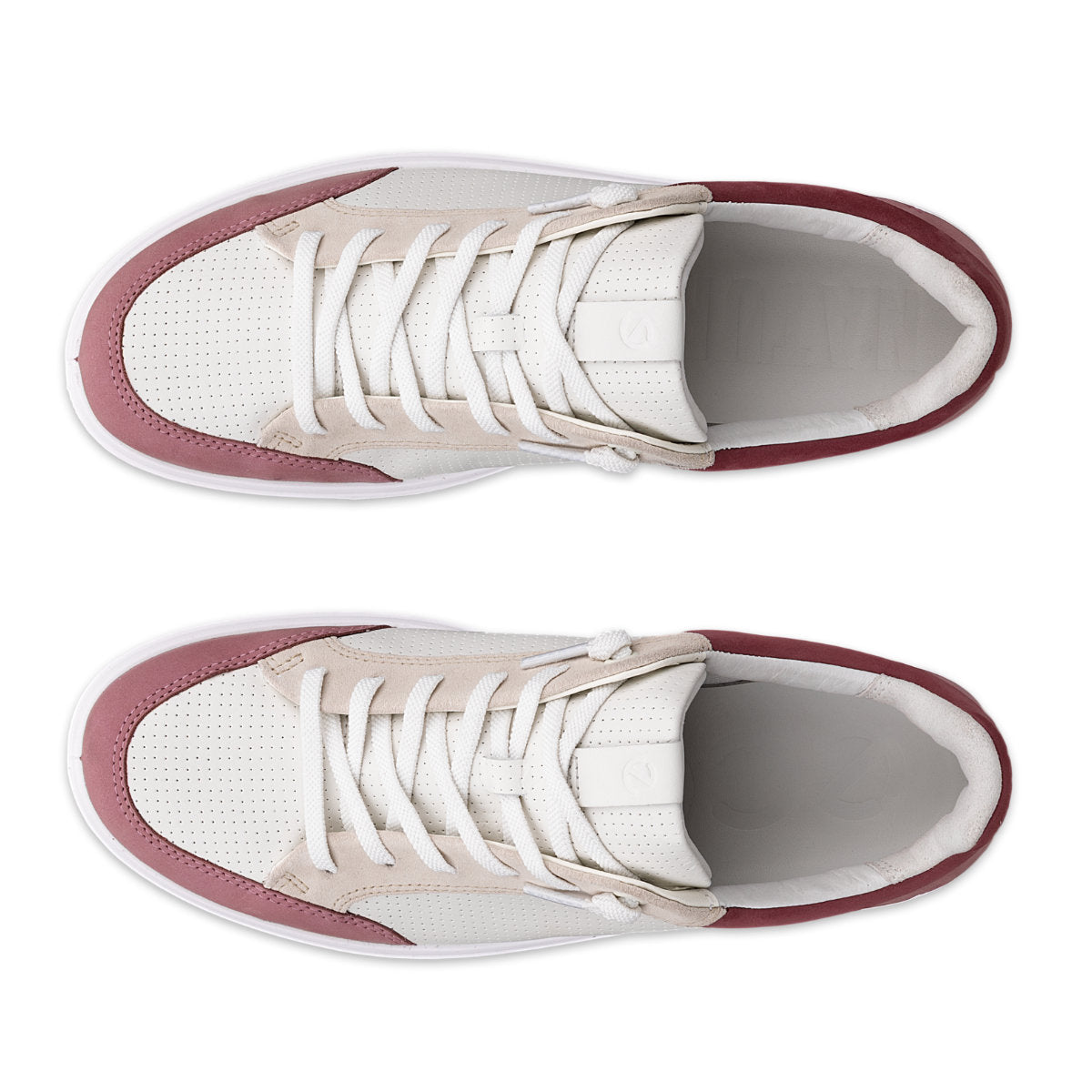 Ecco Soft 60 Women's Leather Sneaker in White Multi