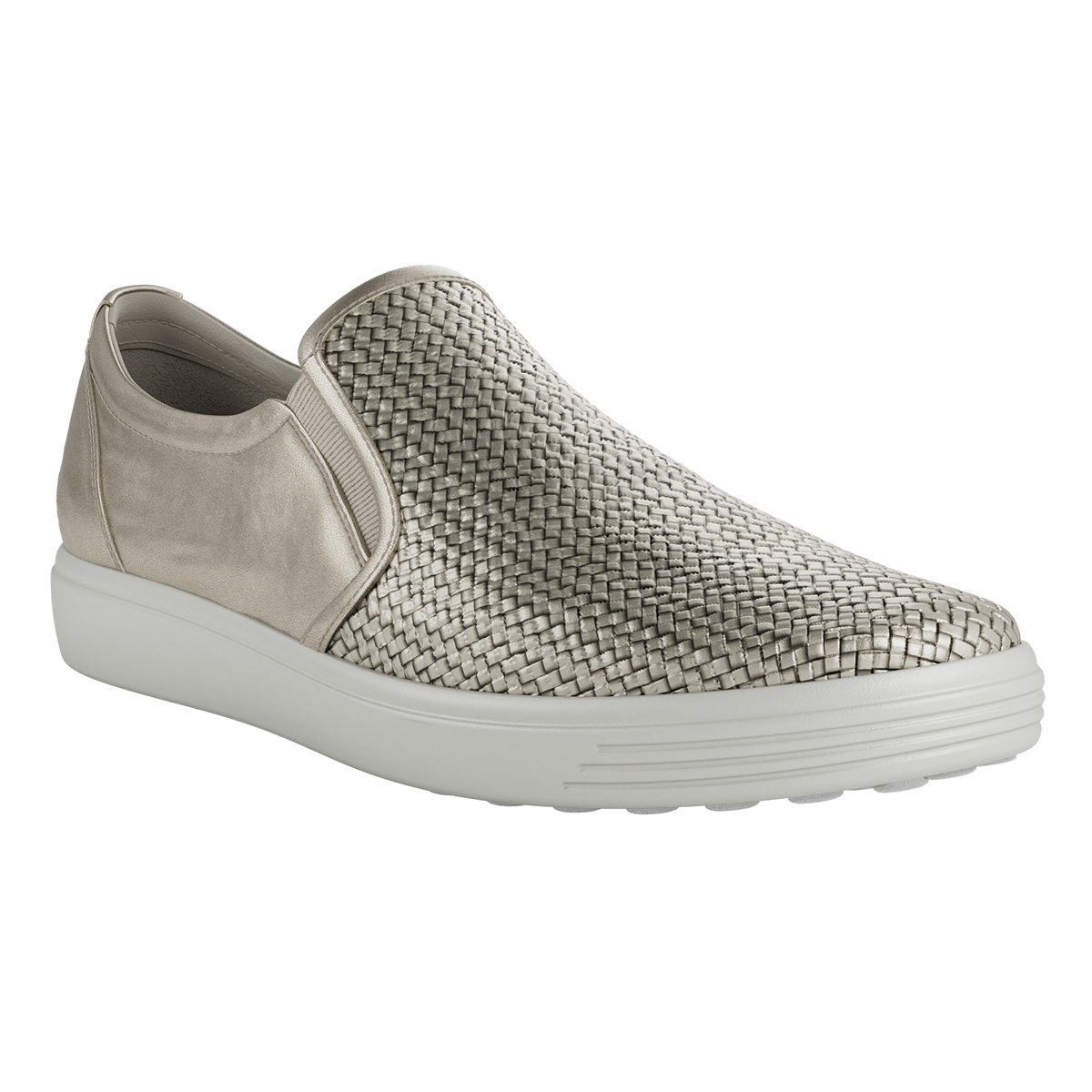 Soft 7 Women's Woven Leather Slip-On Sneaker