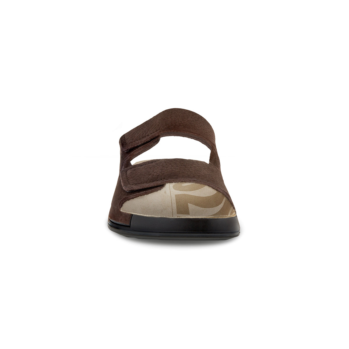Ecco Cozmo Men's Leather Two Strap Sandal In Mocha