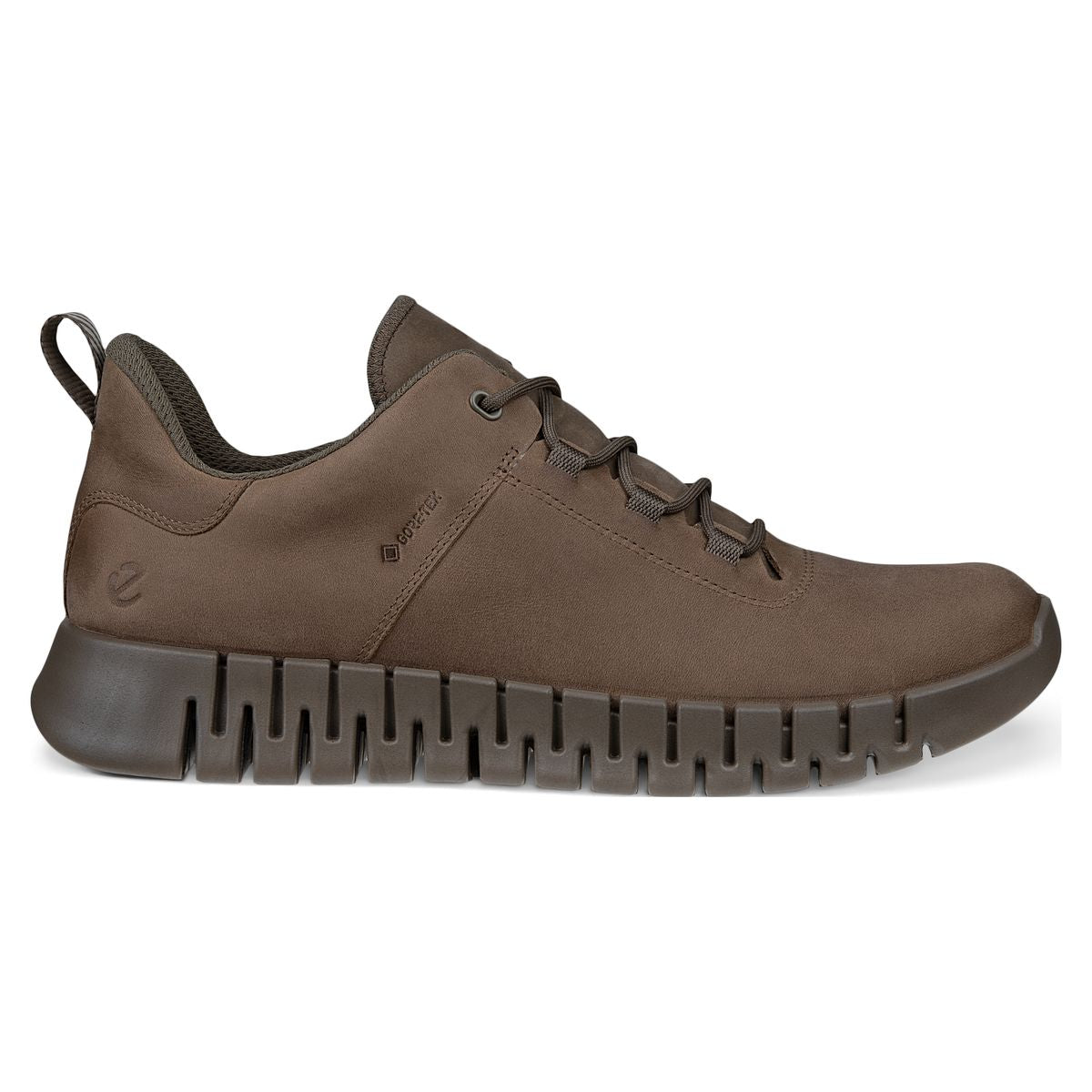 Ecco Gruuv Men's Leather Gore-Tex Sneakers in Brown
