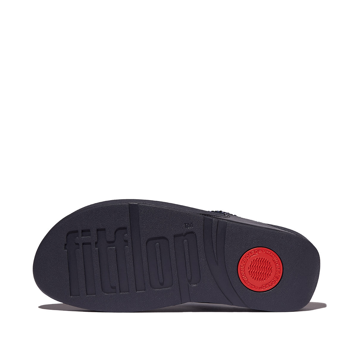 LULU Glitter Toe-Post Sandals in Navy