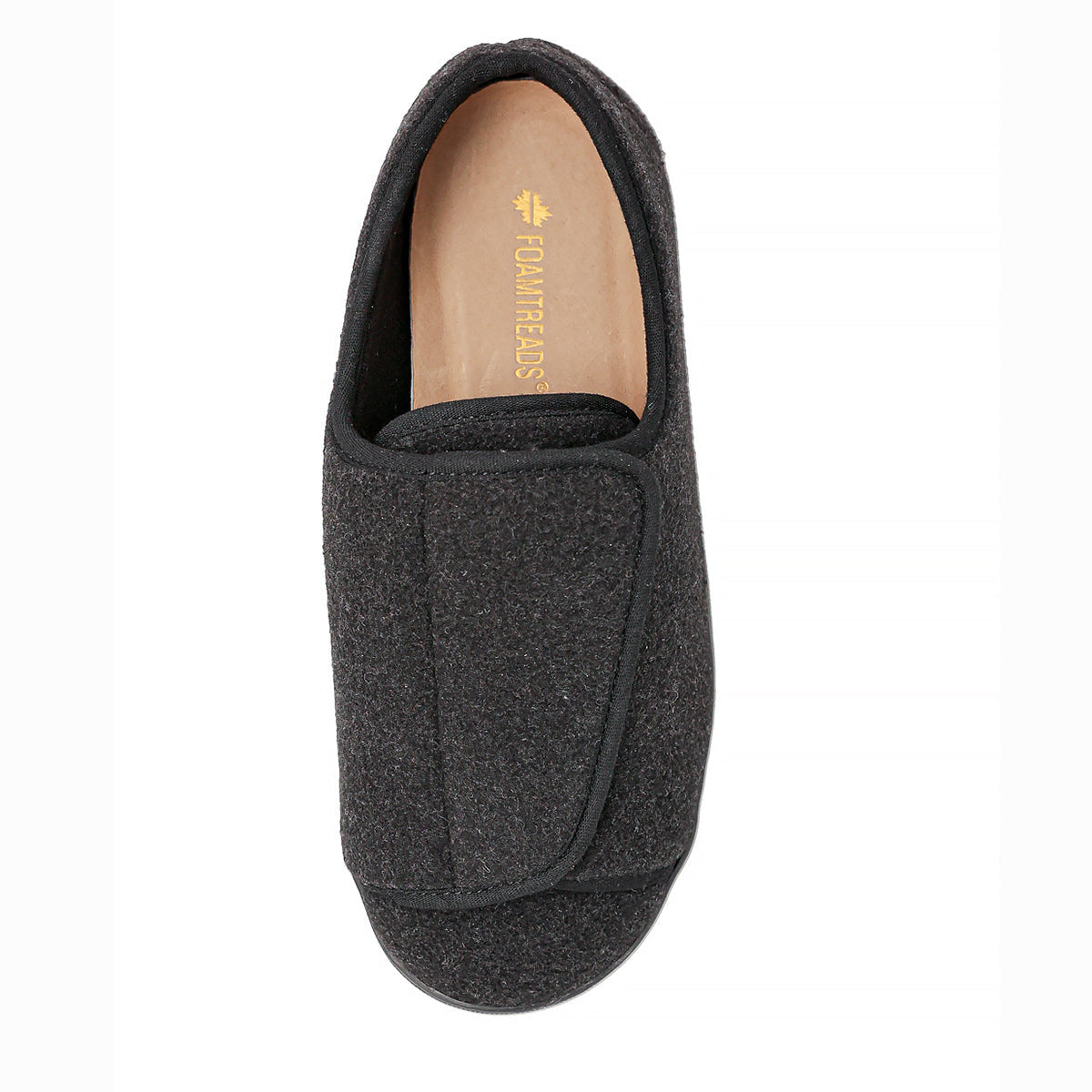 Nurse 2 Black Wool Women's Slippers