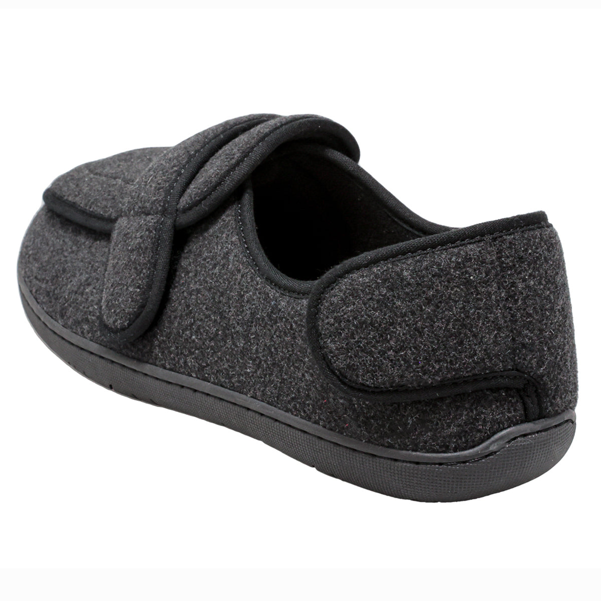 Physician L2 Black Wool Men's Slippers