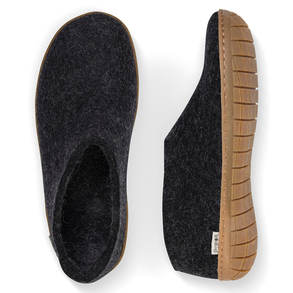 Wool Slipper Shoe Rubber