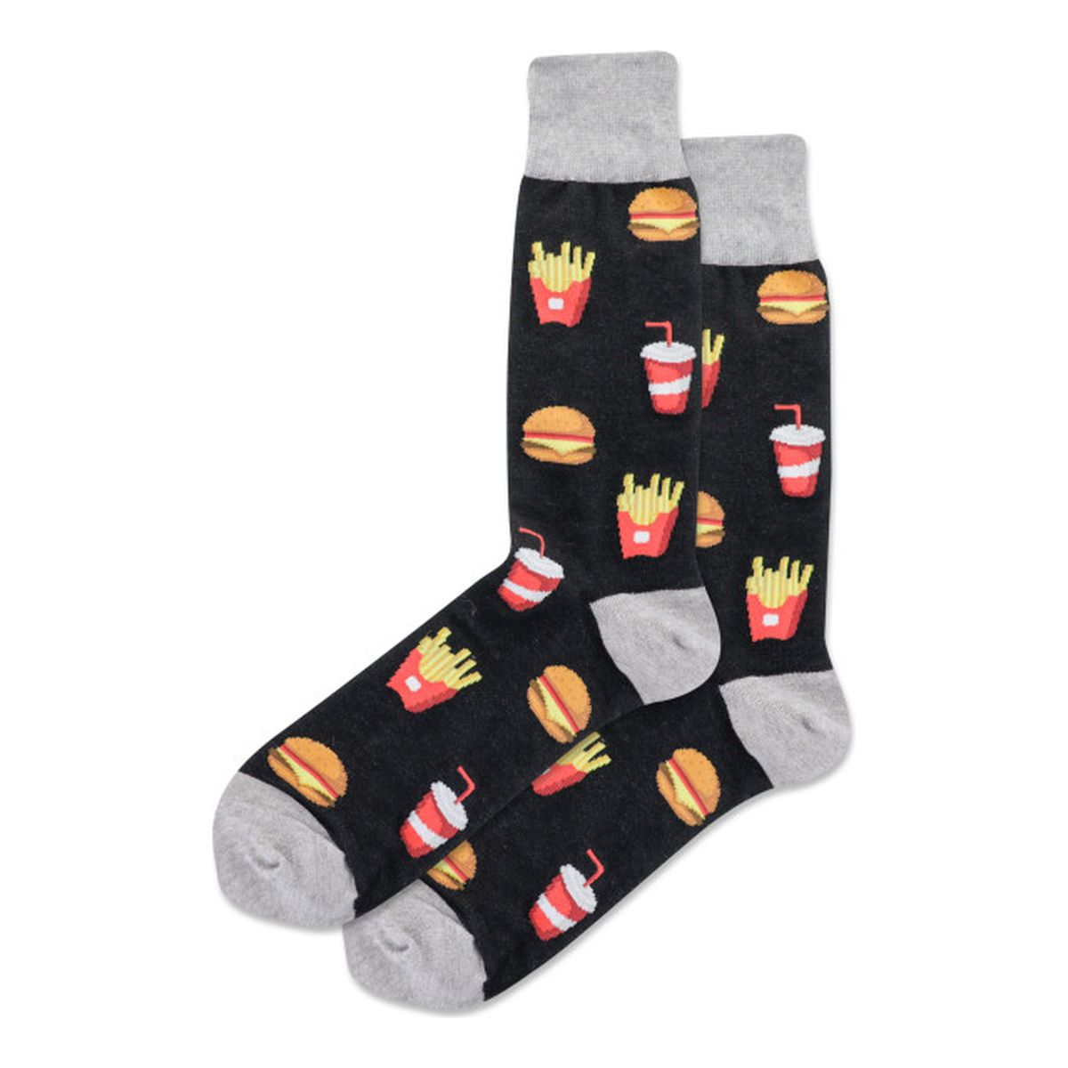 Men's Burger and Fries Crew Socks