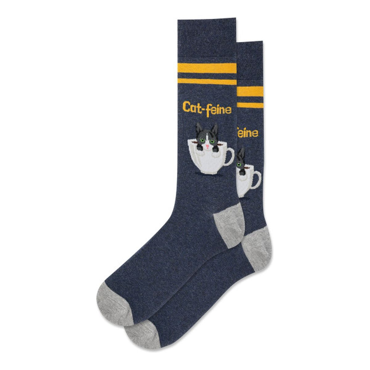 Men's Cat-Feine Crew Socks
