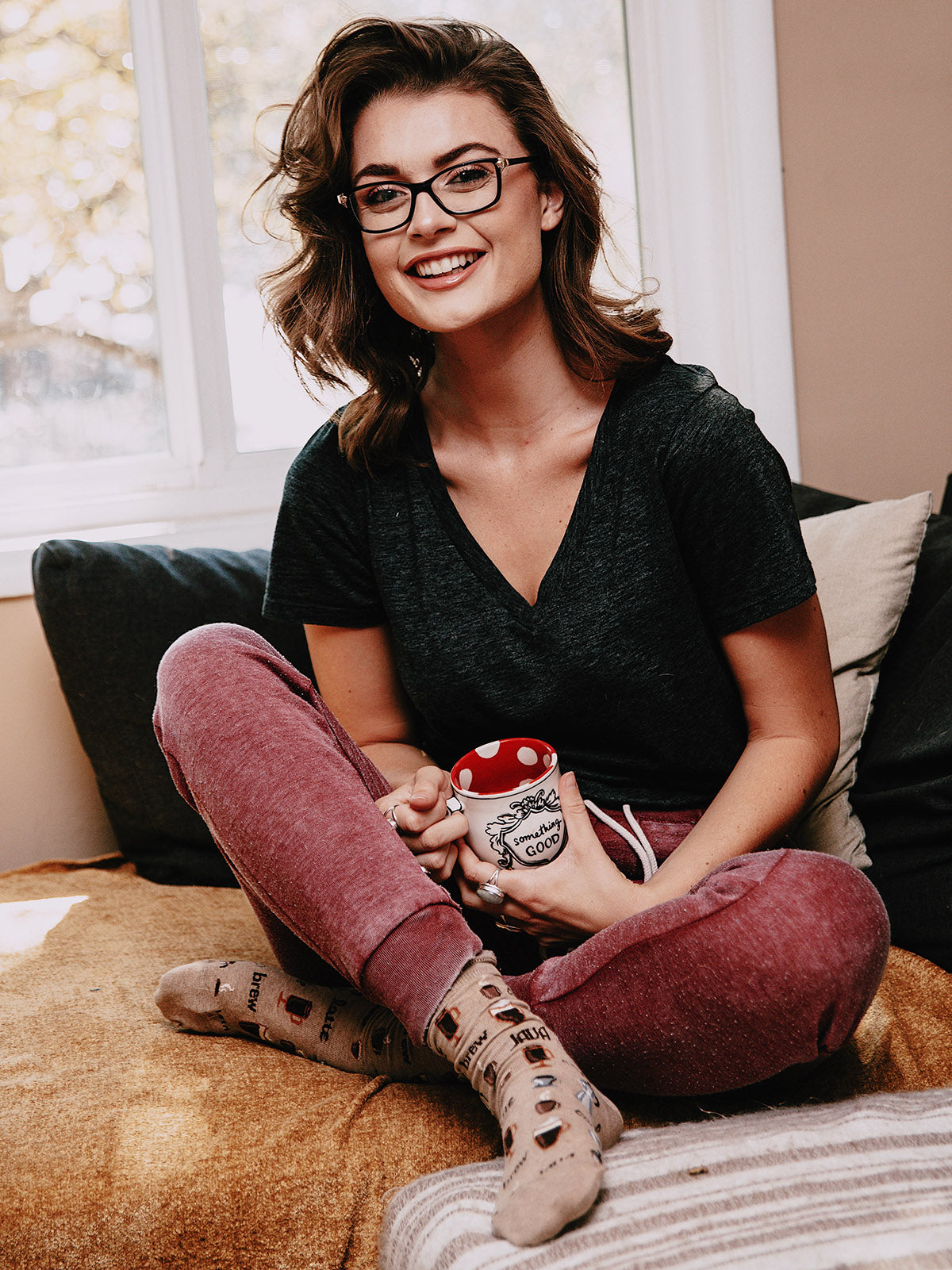 Women's Coffee Crew Socks