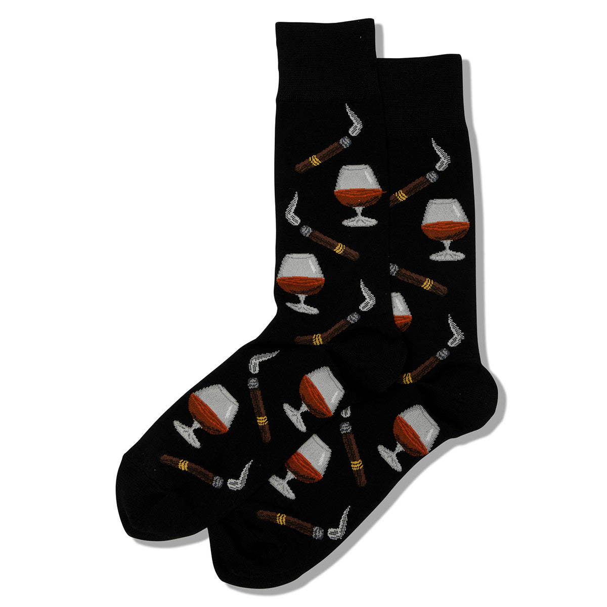 Men's 'Cognac and Cigars' Crew Socks