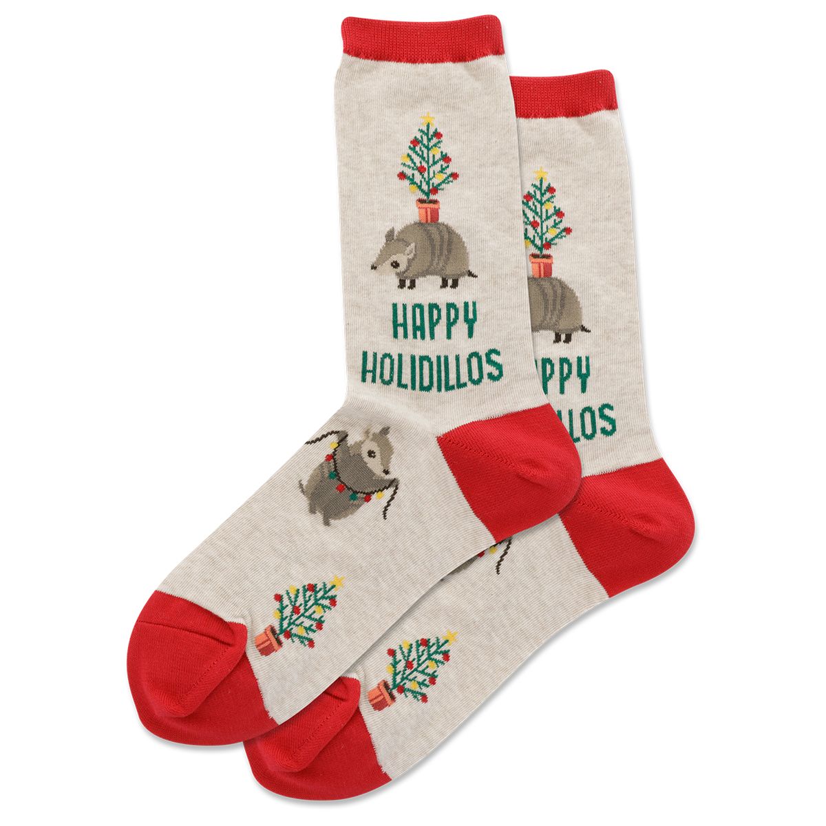 Women's Happy Holidillos Crew Socks