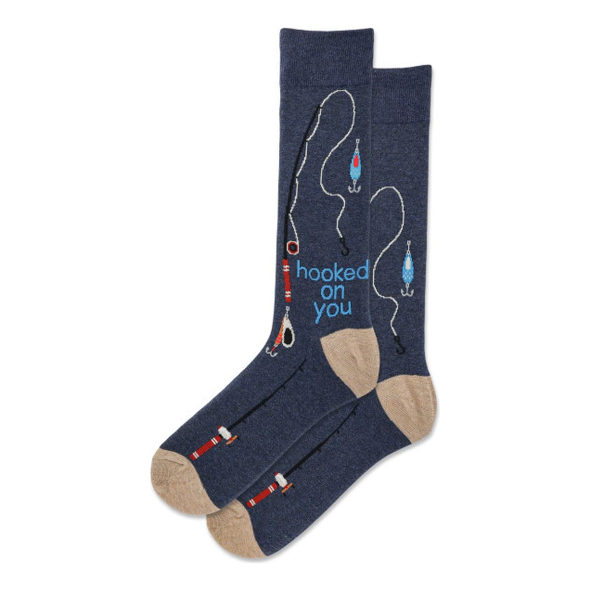 Men's Hooked on You Crew Socks