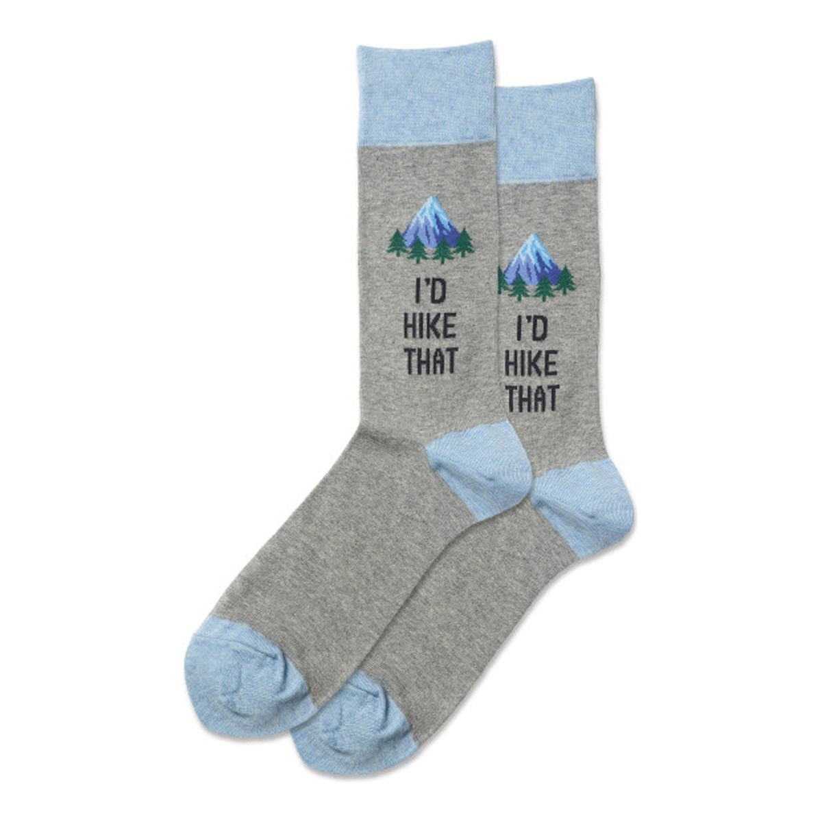 Men's I'd Hike That Crew Socks