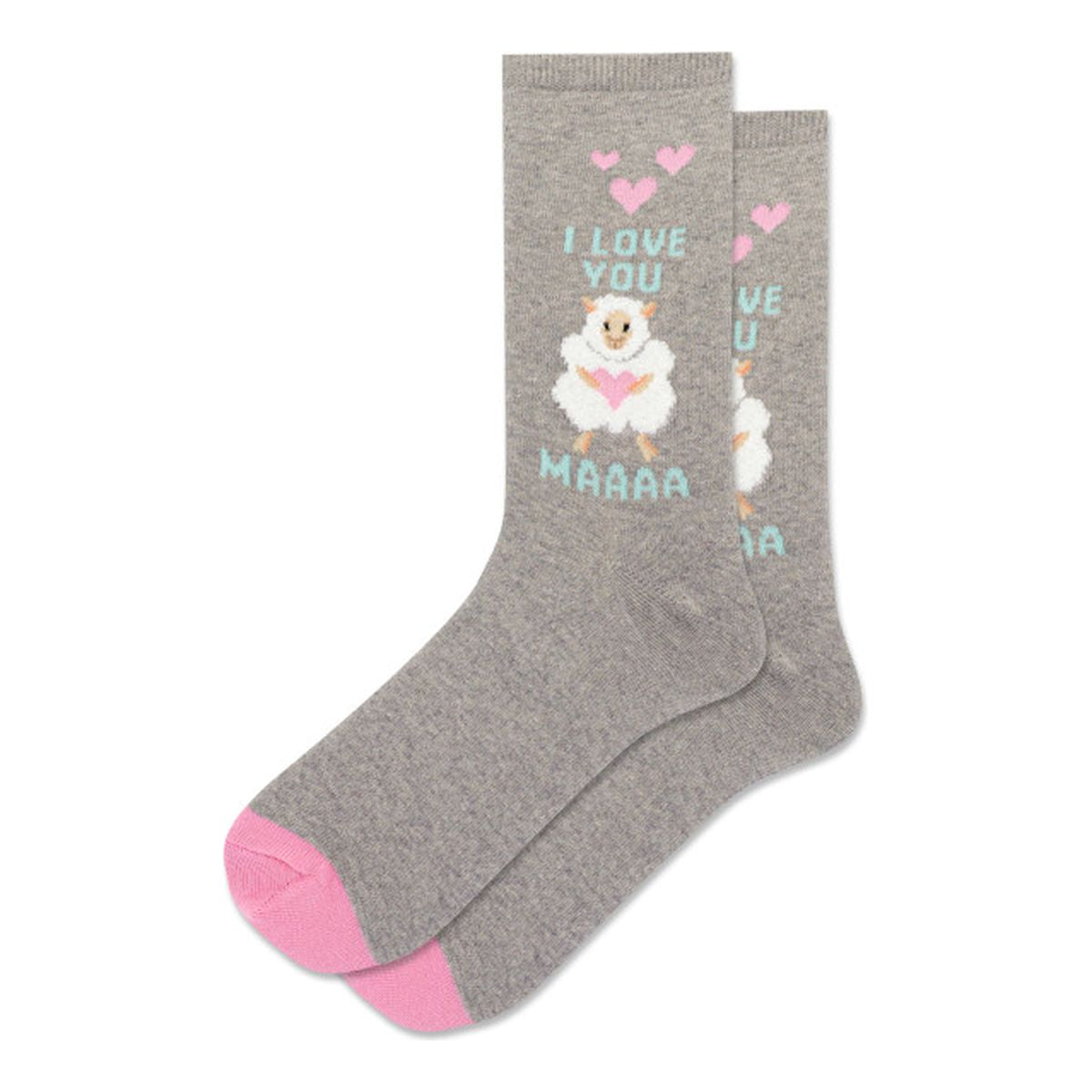 Women's 'I Love You MAA' Crew Socks