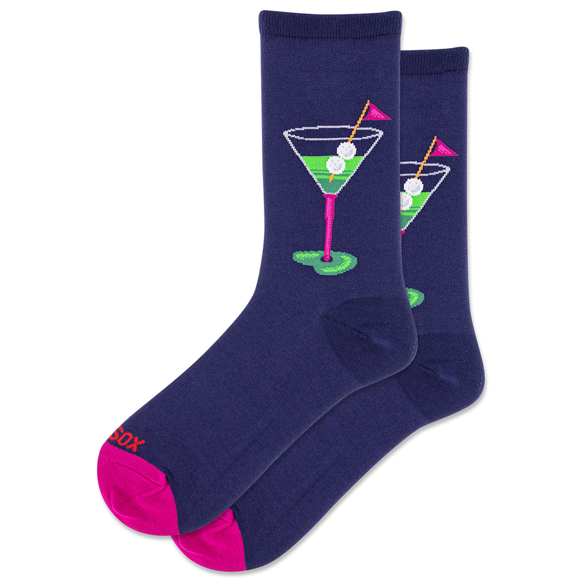 Hotsox Women's Martini Golf Socks