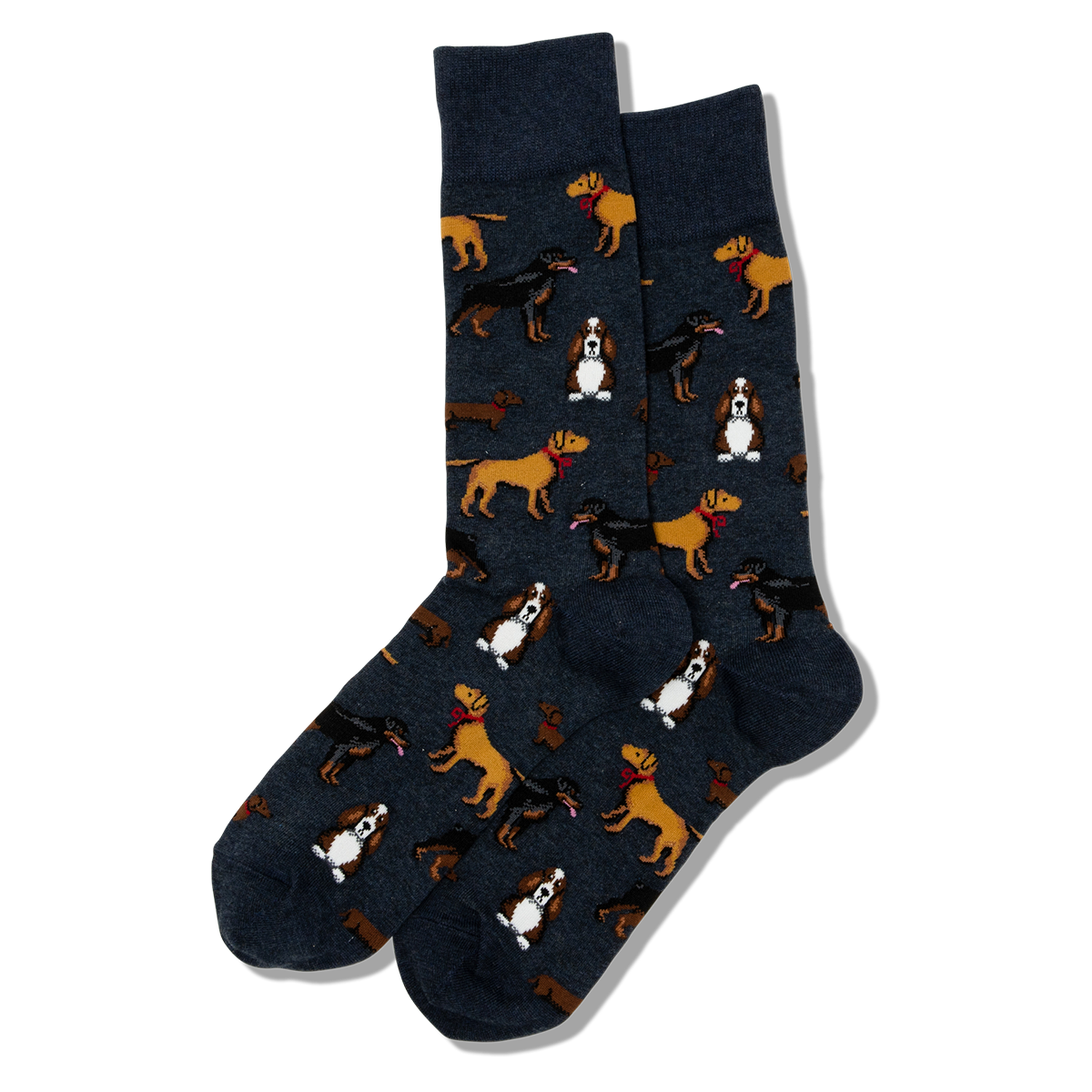 Men's Multi Dogs Crew Socks
