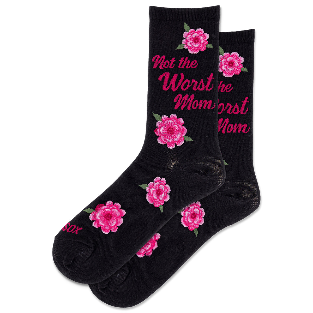 Hotsox Women's Not The Worst Mom Socks