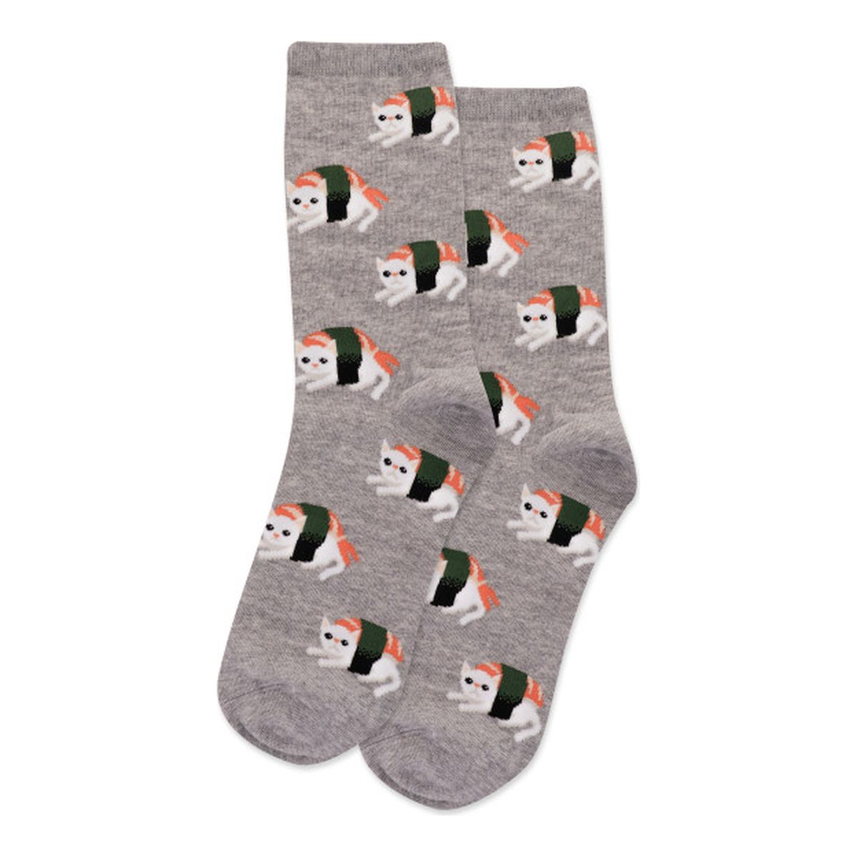 Women's Sushi Cat Crew Socks