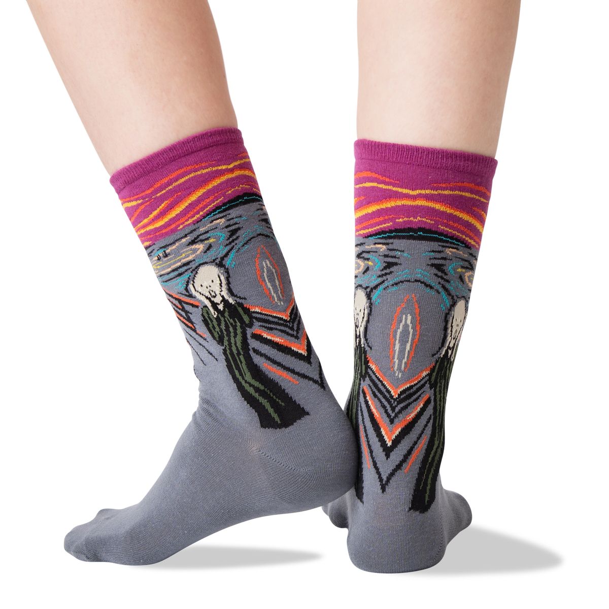 Women's Munch's The Scream Crew Socks