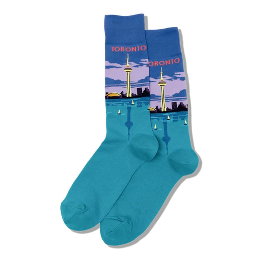 Show your support for Toronto and Canada with Toronto Hotsox featuring the CN Tower