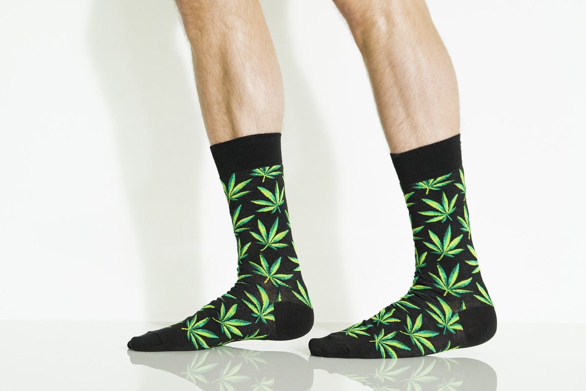 Men's Weed Crew Socks