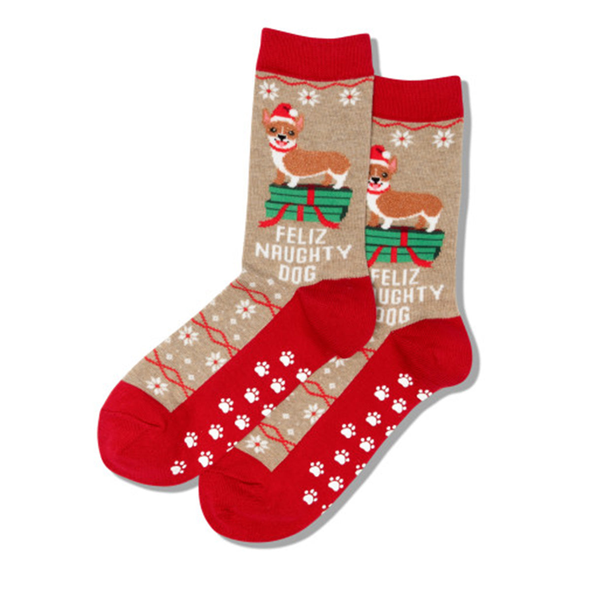 Women's Feliz Naughty Dog Crew Socks
