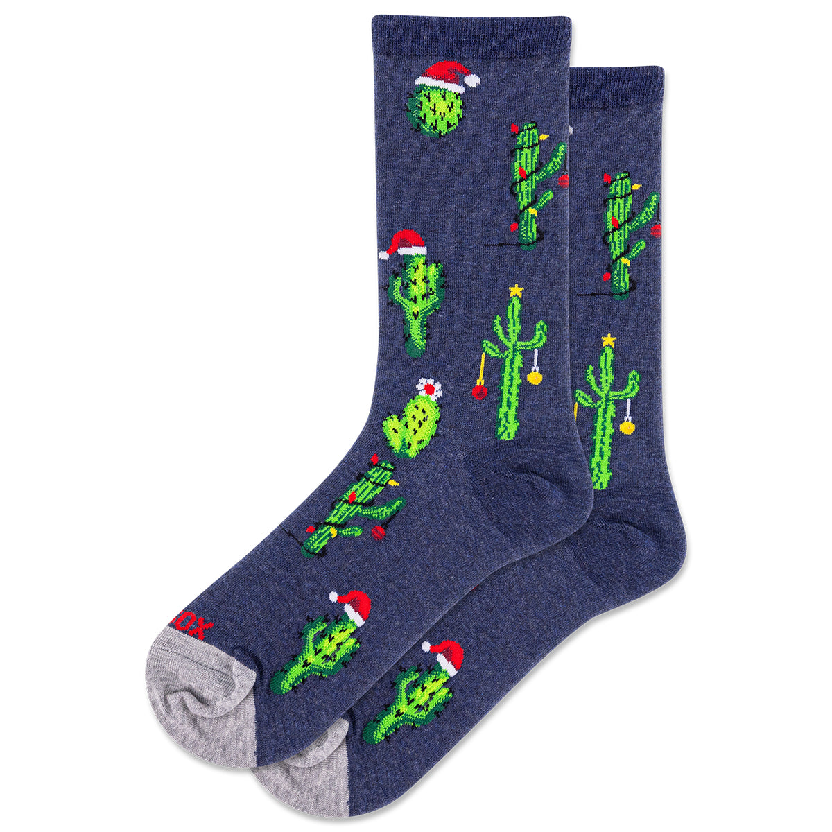 Hotsox Women's Christmas Cactus Socks
