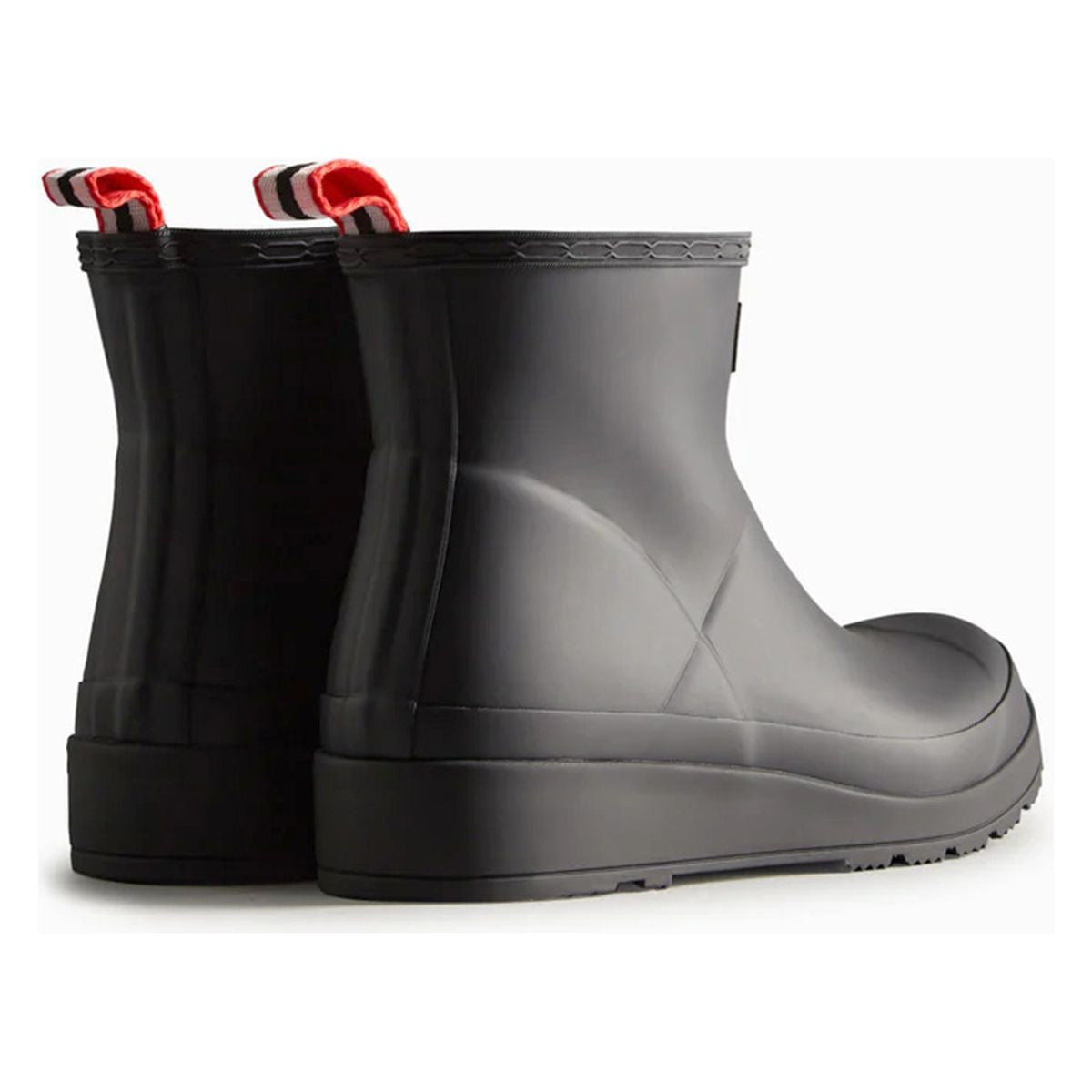 Hunter Play Short Rain Boot Black & FREE Boot Spray