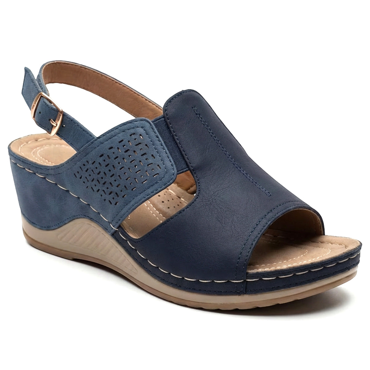 S5101 Wedge Sandal with Adjustable Backstrap