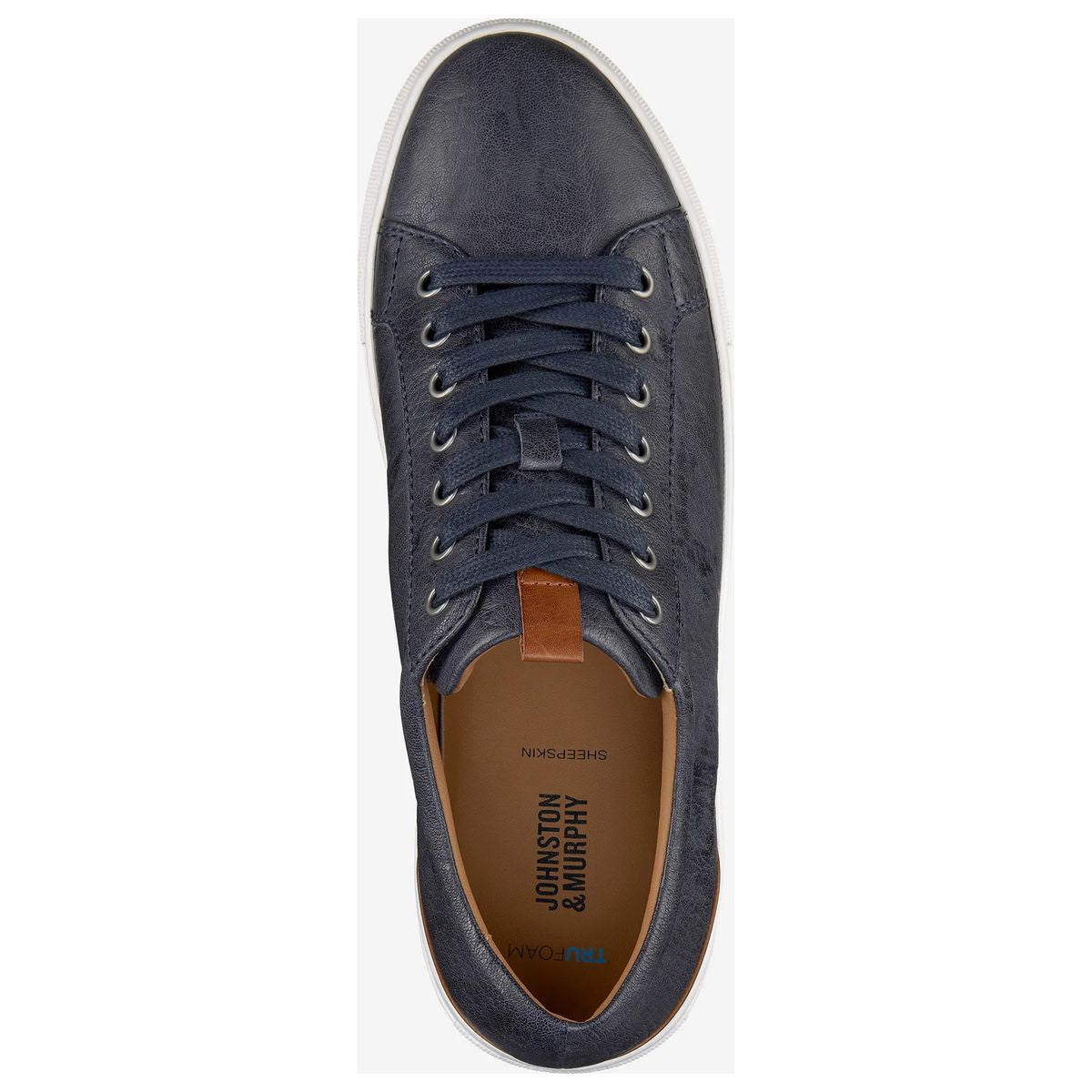 Johnston & Murphy Banks Lace-to-Toe Men's Sneaker in Navy