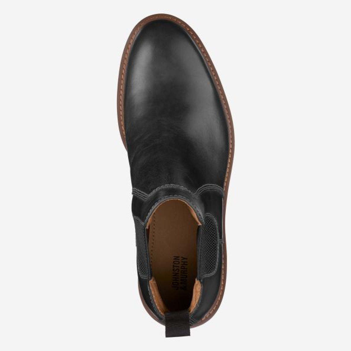Johnston & Murphy Men's Barrett Chelsea Boot in Black