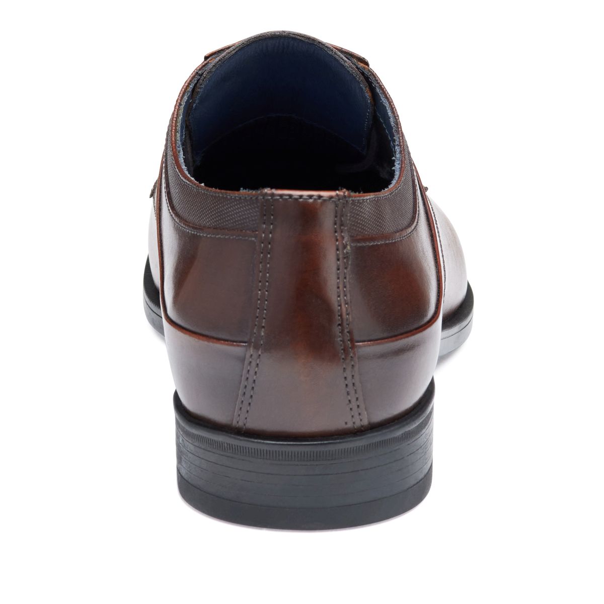 Johnston & Murphy Gibbons Cap Toe Men's Dress Shoe in Mahogany