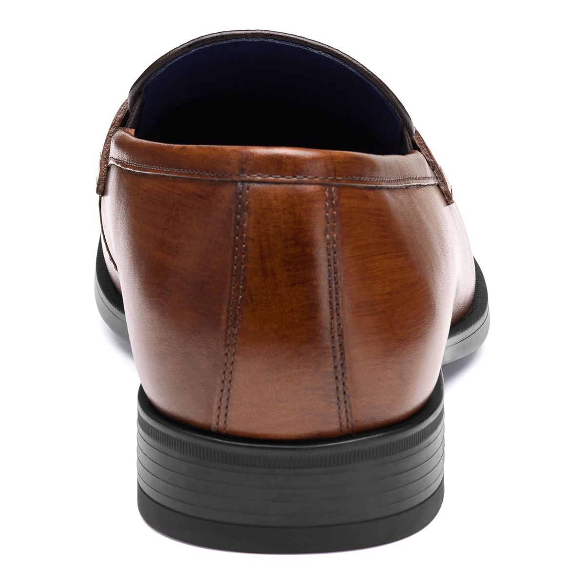 Johnston & Murphy Gibbons Penny Men's Dress Slip On in Mahogany