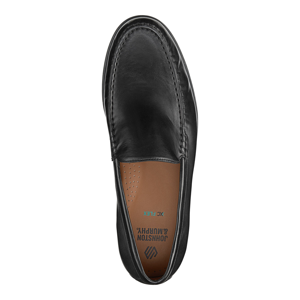 Johnston & Murphy Harrison Men's Mocassin Dress Slip-on in Black