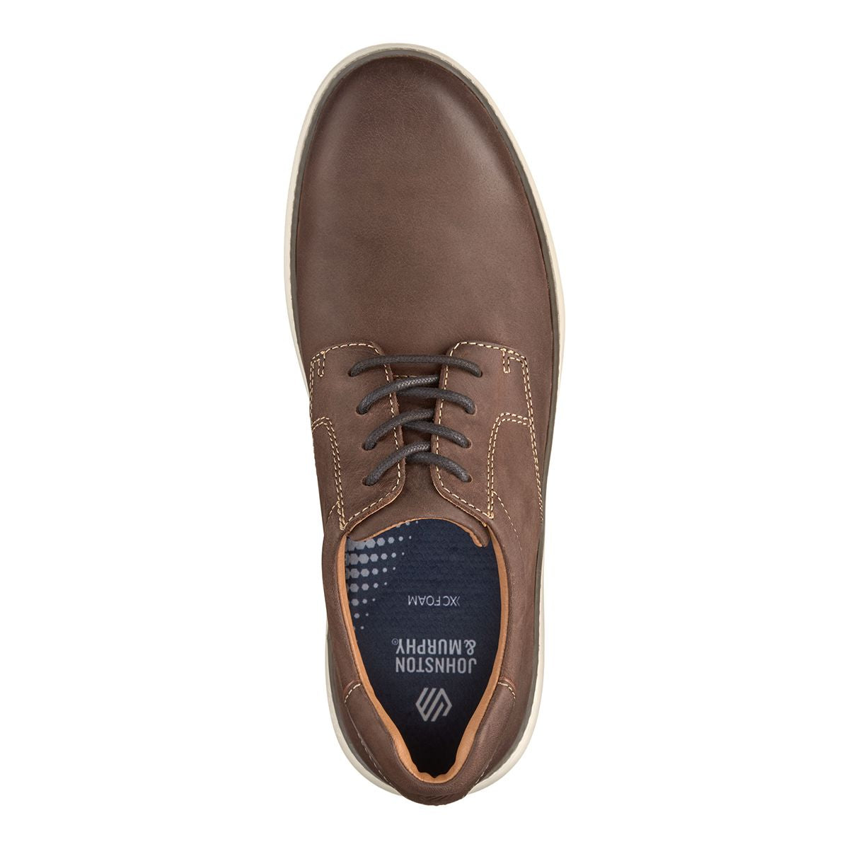 Johnston & Murphy McGuffey 2 Plain Toe Men's Casual Dress Shoe in Brown