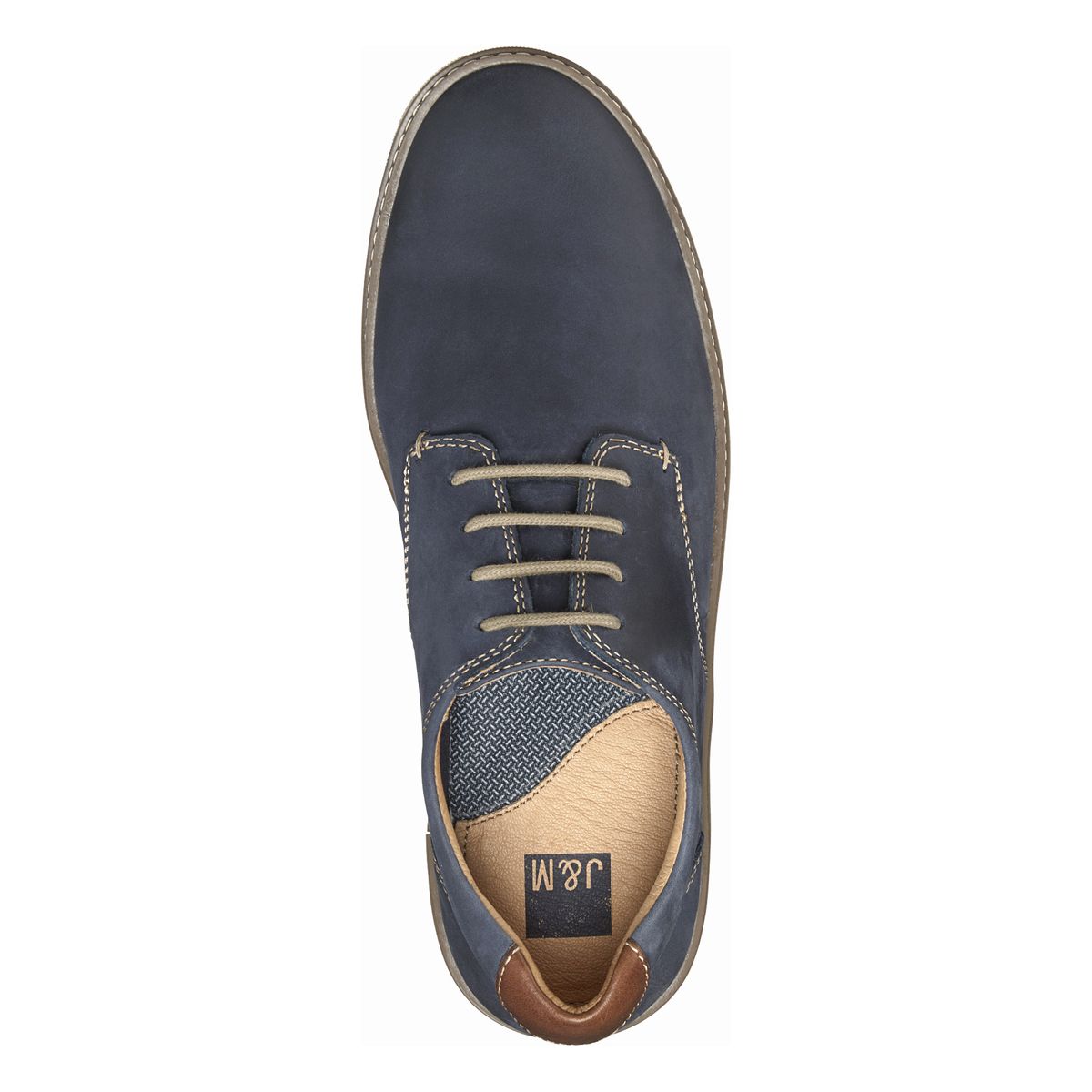 Johnston & Murphy McGuffey Plain Toe Men's Casual Dress Shoe in Navy