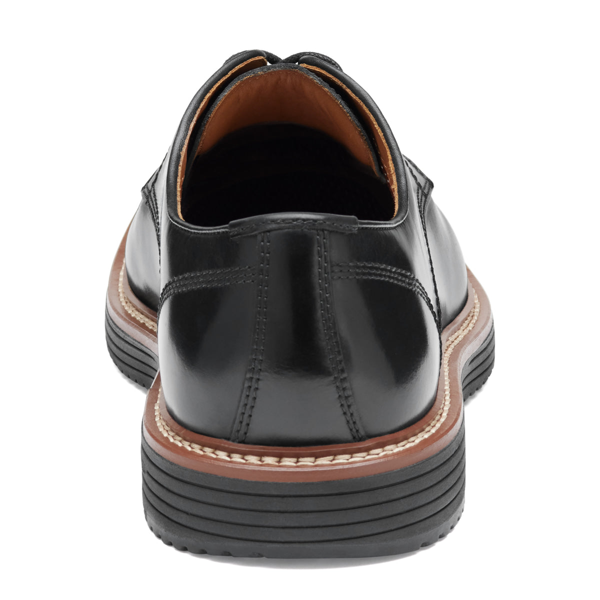 Johnston & Murphy Upton Cap Toe Men's Dress Shoe in Black