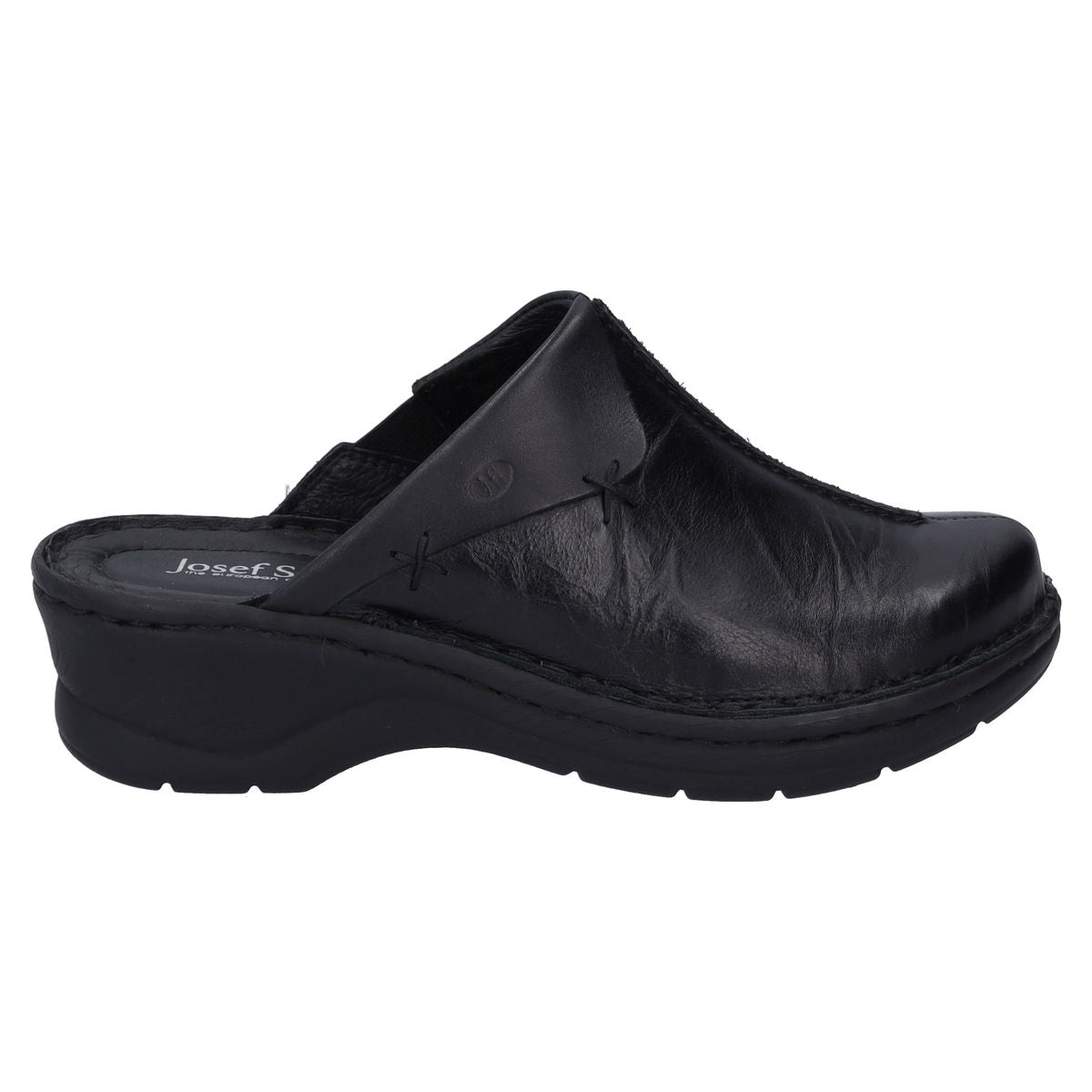 Josef Seibel Catalonia 48 Women's Leather Clog in Black