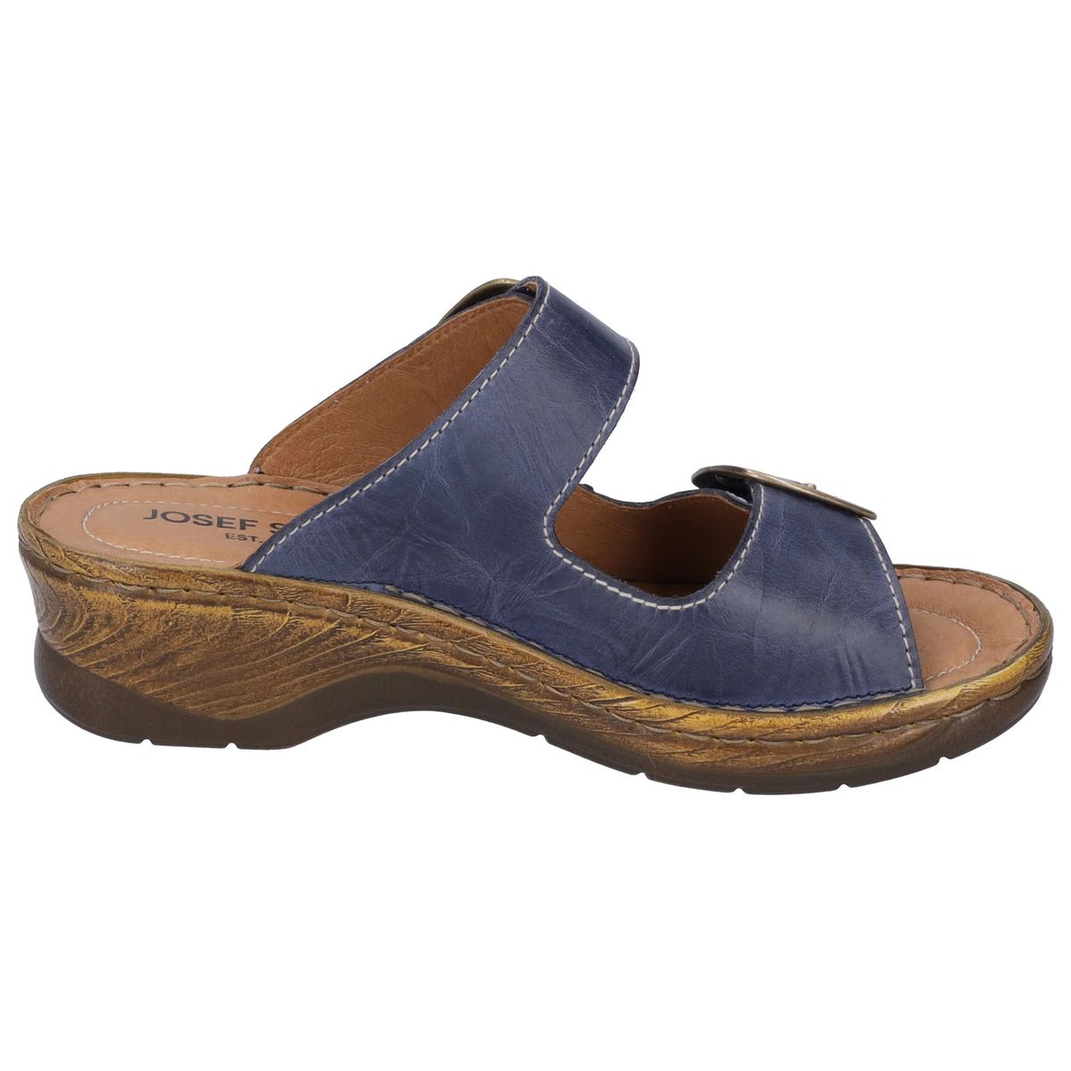 Josef Seibel Catalonia 76 Women's Velcro Sandals - Dark Blue
