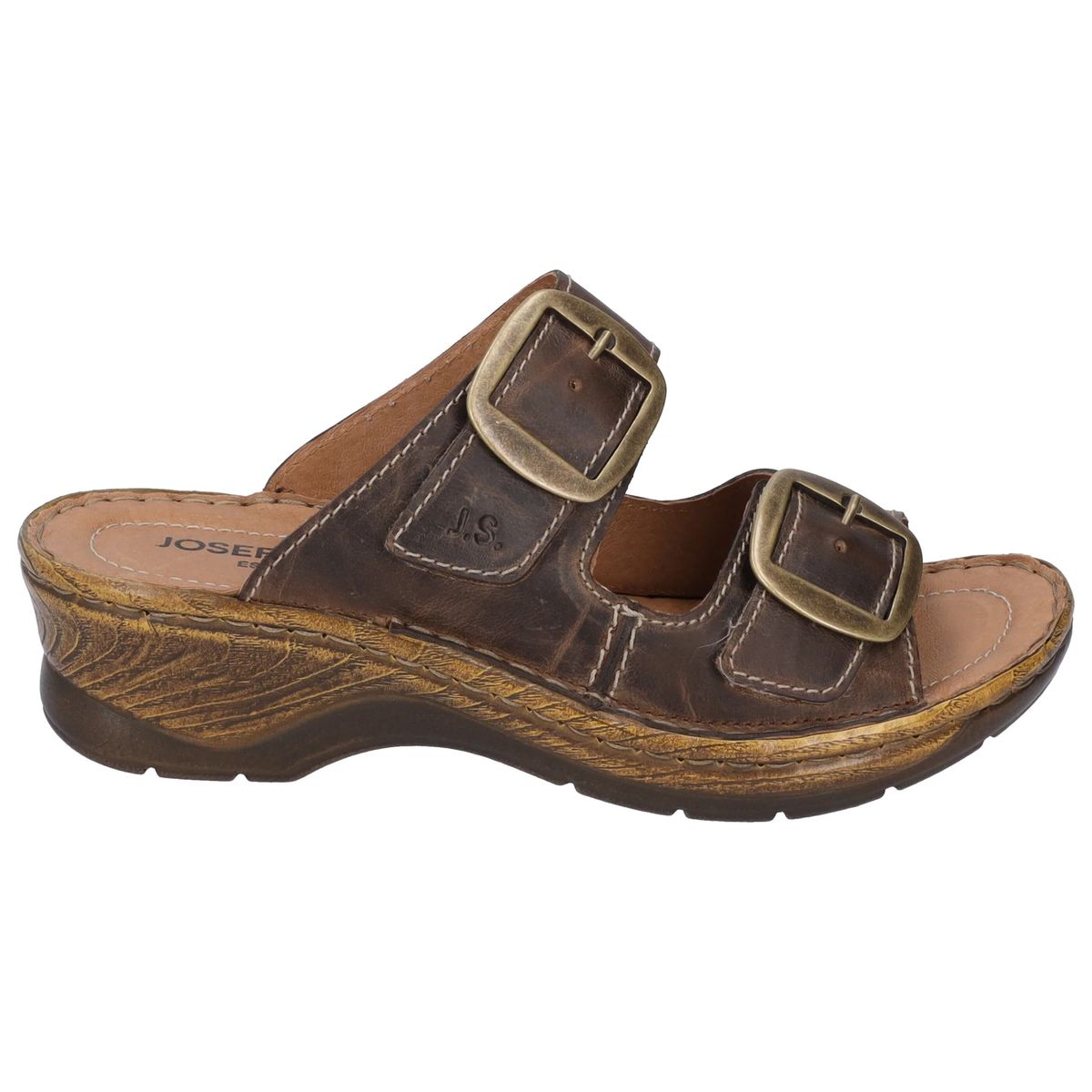 Josef Seibel Catalonia 76 Women's Velcro Sandals - Brandy