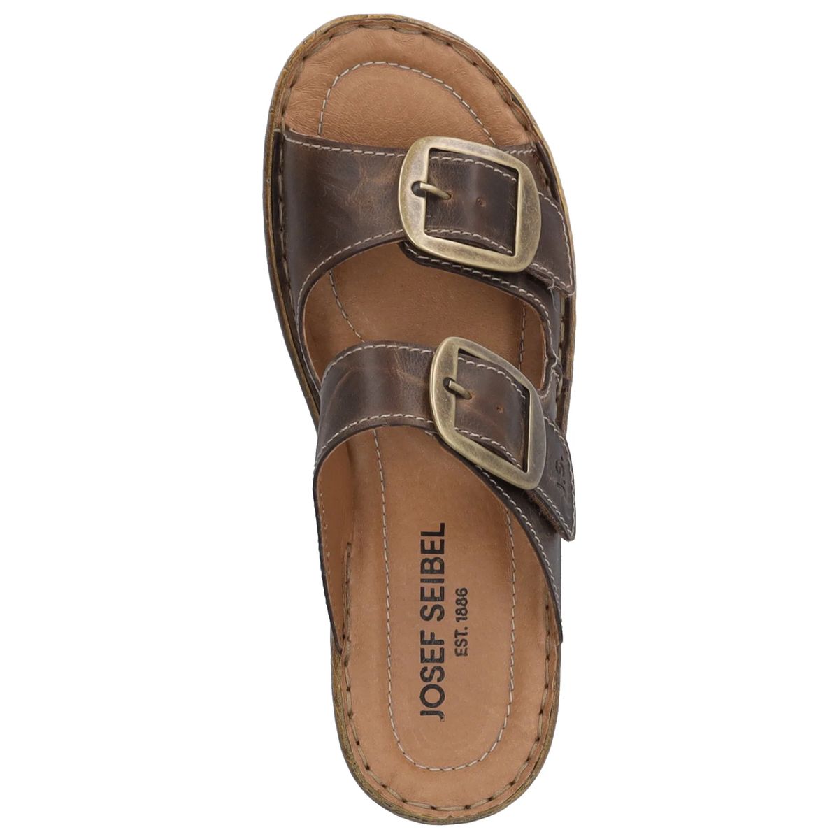 Josef Seibel Catalonia 76 Women's Velcro Sandals - Brandy