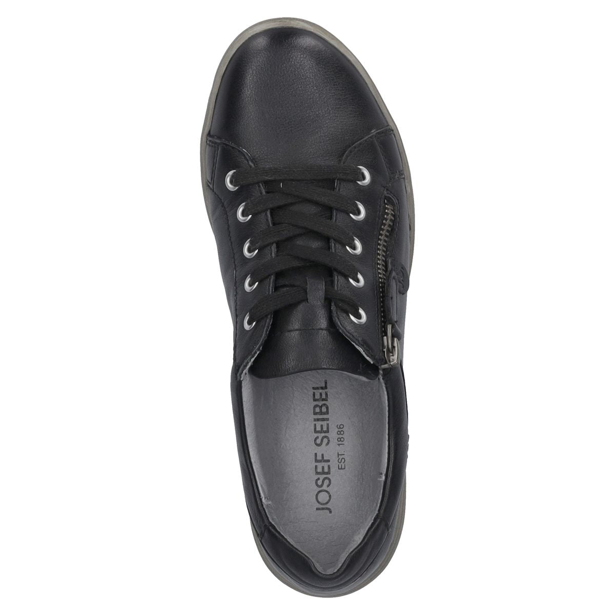 Josef Seibel Caren 12 Women's Side-Zip Sneaker in Black
