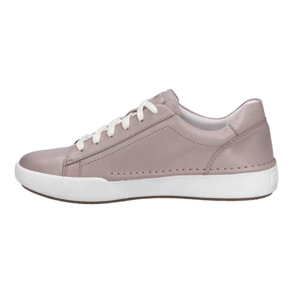 Josef Seibel Claire 01 Women's Lace-Up Sneaker in Pink