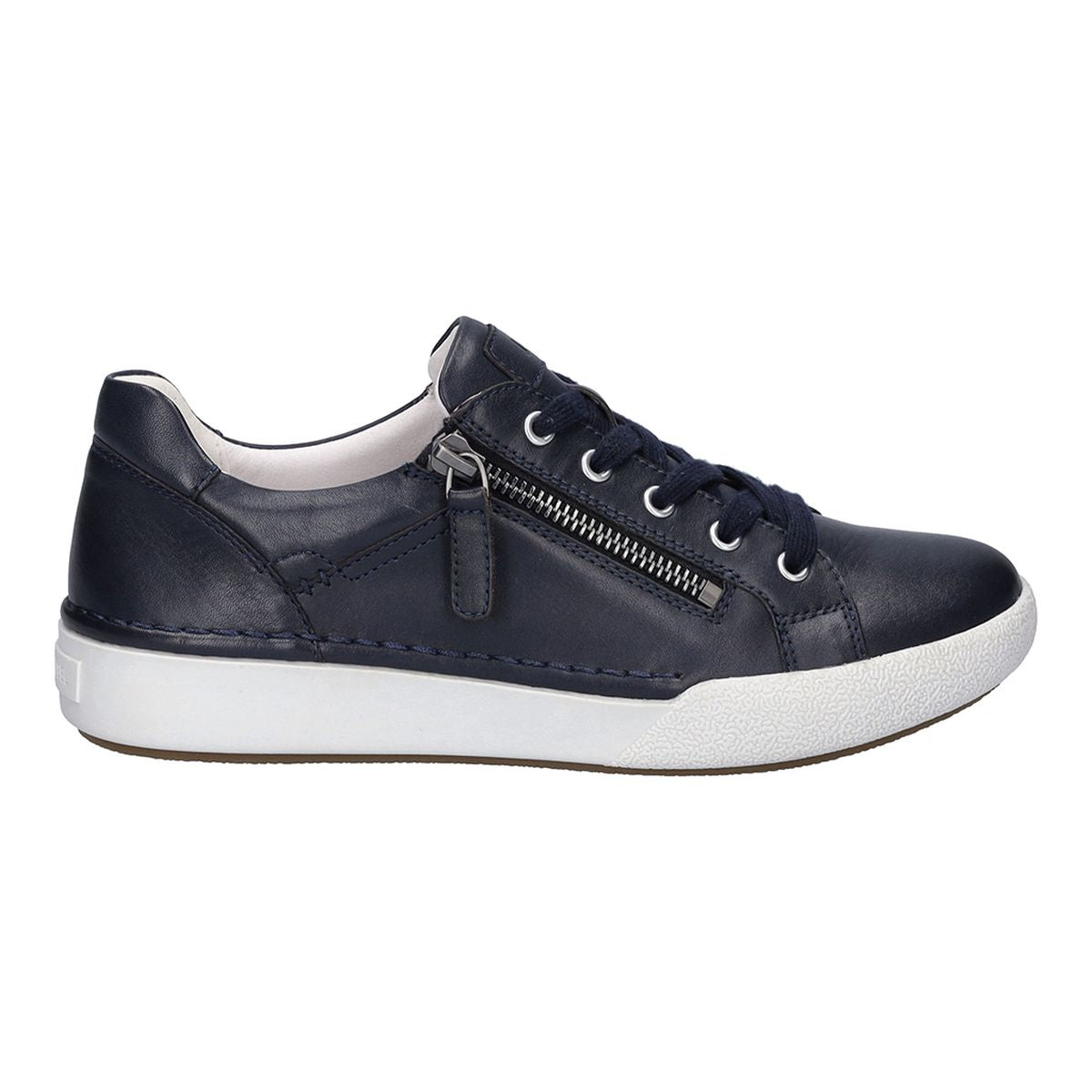 Josef Seibel Claire 03 Women's Side-Zip Sneaker in Indigo