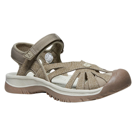 Keen Rose closed toe adventure sandal in brindle for women. Available at Walking On a Cloud.