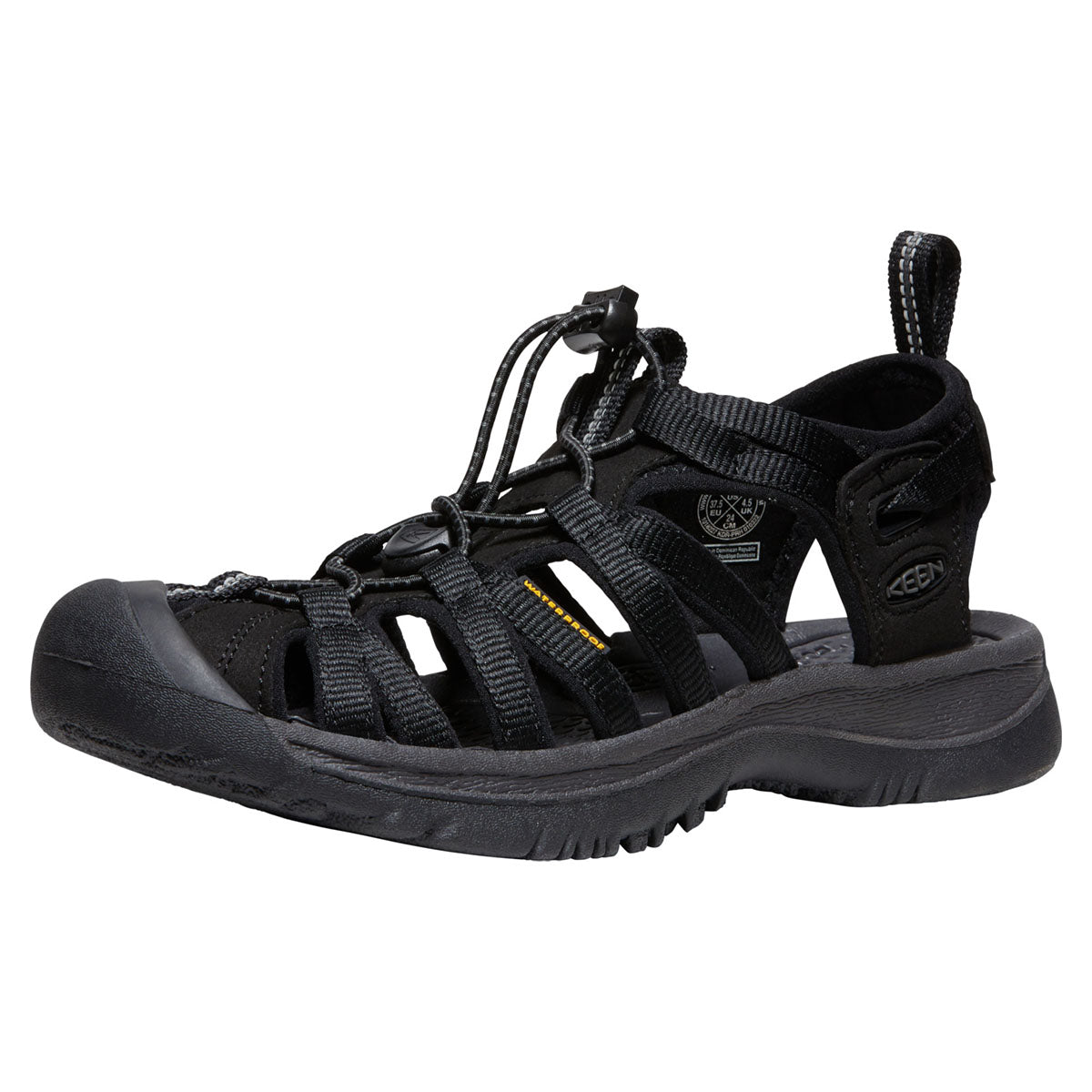 Keen Women’s Whisper Sandal – Black Magnet (Style 1018227)