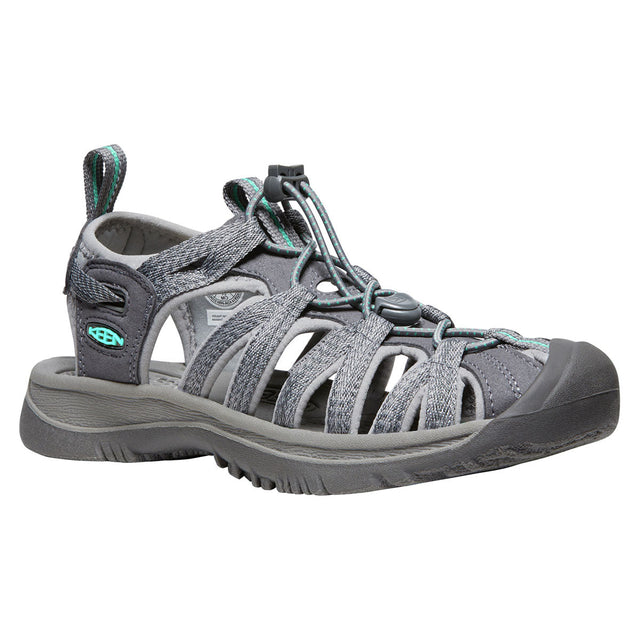 Keen Whisper Womens Waterfriendly sandal in Grey at Walking On a Cloud